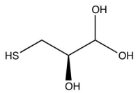 What is absolute configuration at the asymmetric center of the following molecule?  