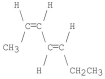 What is the IUPAC name for the following compound?   A) cis,trans-2,4-heptadiene B) 2Z,4Z-2,4-heptadiene C) cis,cis-2,4-heptadiene D) trans,trans-2,4-heptadiene E) 2E,4E-2,4-heptadiene