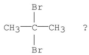 Which of the following is the best synthesis of 2,2-dibromopropane?   A) CH<sub>3</sub>CH   CH<sub>2</sub>   B) CH<sub>3</sub>CH   CH<sub>2</sub>   C) CH<sub>3</sub>C   CH   D) CH<sub>3</sub>C   CH   E) CH<sub>3</sub>CH   CH<sub>2</sub>  