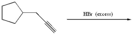 Provide the structure of the major organic product of the following reaction.  