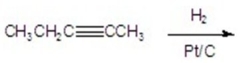 Give the major organic product for the reaction.   A) CH<sub>3</sub>CH<sub>2</sub>CH<sub>2</sub>CH<sub>2</sub>CH<sub>3</sub> B)    C)    D)    E)   