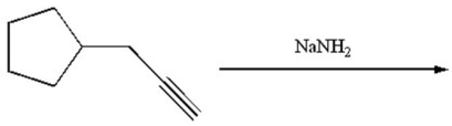 Provide the structure of the major organic product of the following reaction.  