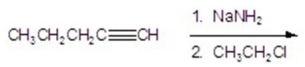 Give the major organic product for the reaction.   A)    B)    C) CH<sub>3</sub>CH<sub>2</sub>CH<sub>2</sub>C   CCH<sub>3</sub> D) CH<sub>3</sub>CH<sub>2</sub>CH<sub>2</sub>C   CCH<sub>2</sub>CH<sub>2</sub>CH<sub>3</sub> E) CH<sub>3</sub>CH<sub>2</sub>CH<sub>2</sub>C   CCH<sub>2</sub>CH<sub>3</sub>