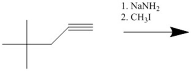 Provide the major organic product of the following reaction sequence.  