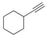 In the following molecule,how many bonds are formed by sp-s overlap?   A) 0 B) 1 C) 2 D) 3 E) 4