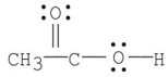 Which of the following is the most stable resonance contributor to acetic acid?   A)    B)    C)    D)    E)   