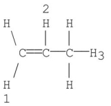Which of the following numbered hydrogens is most easily abstracted by heterolytic cleavage? Explain.  