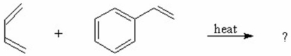 What is the product of the following Diels-Alder reaction?  