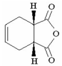 What diene and dienophile would react to give the product below?  