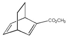 What diene and dienophile should be used to synthesize the compound below?  