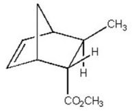 What diene and dienophile should be used to synthesize the compound below and its enantiomer?  