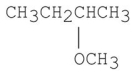 When (S) -2-bromobutane undergoes an S<sub>N</sub>2 reaction with CH<sub>3</sub>O<sup>-</sup>,the product is the compound shown below.What is/are the configuration(s) of the product(s) obtained from this reaction?   A) S only B) R only C) a mixture of enantiomers with more R than S D) a mixture of enantiomers with more S than R E) equal mixture of R and S