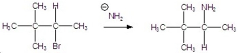 Identify the mechanism.   A) SN1 B) SN2 C) E1 D) E2 E) none of the above