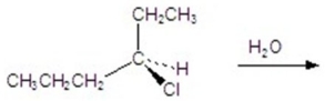 Give the name(s) of the product(s) for the following S<sub>N</sub>1 reactions.You may choose more than one answer.    A) (S) -2-hexanol B) (R) -2-hexanol C) (S) -3-hexanol D) (R) -3-hexanol
