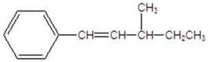 Give the major product for the following E2 reaction.   A)    B)    C)    D)    E) none of the above