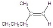 Give the major product for the following E2 reaction.   A)    B)    C)    D)    E)   