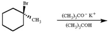 Draw all likely alkene products in the following reaction and circle the product you expect to predominate.  