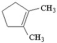 When 1-bromo-2,2-dimethylcyclopentane is heated in ethanol,one of the products which results is shown below.Provide a detailed,stepwise mechanism for the production of this compound,and give the name of the mechanism by which it is produced.  