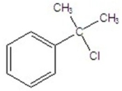 Identify the alkyl halide that reacts the fastest in a E1 reaction. A)    B) CH<sub>2</sub> <sub> </sub>   CHCl C)    D)    E) CH<sub>3</sub>CH<sub>2</sub>CH<sub>2</sub>Cl