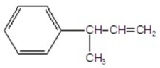 Give the major product for the following E1 reaction.   A)    B)    C)    D)    E)   