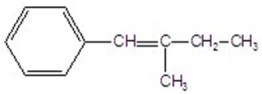 Give the major product for the following E1 reaction.   A)    B)    C)    D)    E)   