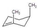 Give the major product for the following E1 reaction.   A)    B)    C)    D)    E) no reaction