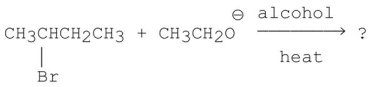 What is the major product of the following reaction?   A) CH<sub>2</sub> <sub> </sub>   CHCH<sub>2</sub>CH<sub>3</sub> B) CH<sub>3</sub>CH   CHCH<sub>3</sub> C)    D) CH<sub>3</sub>CH<sub>2</sub>CH<sub>2</sub>CH<sub>2</sub>OCH<sub>2</sub>CH<sub>3</sub> E)   
