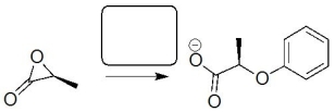 Predict the nucleophile in this reaction.  
