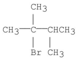 What is the major product of the following reaction?   A)    B)    C)    D)    E)   