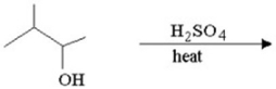 Draw all likely products of the following reaction and circle the product you expect to predominate.  