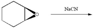 Provide the structure of the major organic product of the following reaction.  
