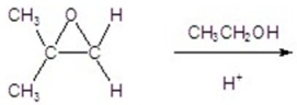 Give the product of the following reaction.   A)    B)    C)    D)    E) no reaction