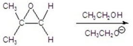 Give the product of the following reaction.   A)    B)    C)    D)    E) no reaction