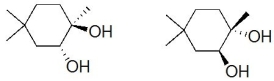 How would you convert 1-bromo-1,4,4-trimethylcyclohexane to the racemic mixture of the following compound?  