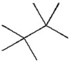 How many distinct monochlorinated products,including stereoisomers,can result when the alkane below is heated in the presence of Cl<sub>2</sub>?   A) 1 B) 2 C) 3 D) 4 E) 6