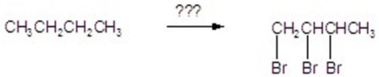 Give the steps and intermediates needed for the following reaction.  