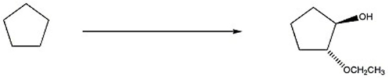 What sequence of reagents can be used to accomplish the conversion shown below?  