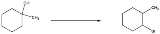 What sequence of reagents can be used to accomplish the conversion shown below?  