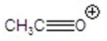 Give the ion that corresponds to a m/z ratio of 43 in a mass spectrum of 2-pentanone.You may choose more than one answer. A)    B)    C)    D)    E)   