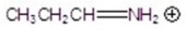 Give the fragment(s) that corresponds to a m/z charge of 58 for ethylpropylamine.You may choose more than one answer. A)    B)    C)    D)    E)   