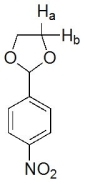 The indicated hydrogens (H<sub>a</sub> and H<sub>b</sub>) are   A) enantiotopic. B) diastereotopic. C) mesotopic. D) isotopic. E) none of the above.