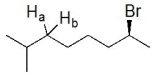 The indicated hydrogens (H<sub>a</sub> and H<sub>b</sub>) are   A) enantiotopic. B) diastereotopic. C) mesotopic. D) isotopic. E) none of the above.