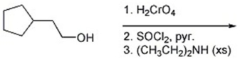 Provide the major organic product of the reaction below.  