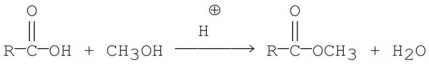 Which of the following is one of the steps in the mechanism of the following reaction?   A)    B)    C)    D)    E)   