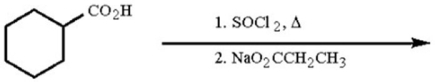 Provide the structure of the major organic product of the following reaction sequence.  