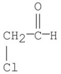 What is the common name for the following compound?   A) chloroaldehyde B) α-chloroacetaldehyde C) β-chloroacetaldehyde D) 2-chloroethanal E) α-chloroethanal