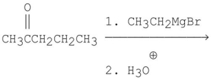 Which of the following reactions can be used to prepare 3-methyl-3-hexanol?   A)    B)    C)    D) A and B E) A,B,and C