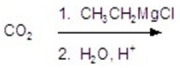 Identify the product for the reaction.   A)    B) CH<sub>3</sub>CH<sub>2</sub>CH<sub>2</sub>OH C)    D) CH<sub>3</sub>CH<sub>2</sub>OH E)   