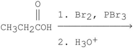 Which is the major organic product from the following reaction?   A)    B)    C)    D)    E)   