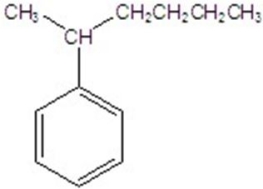 Name the following compound.   A) sec-hexylbenzene B) 3-phenylhexane C) 2-phenylhexane D) tert-hexylbenzene E) isohexylbenzene